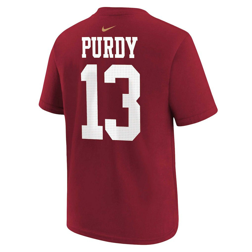 Nike Brock Purdy San Francisco 49ers Preschool Player Name & Number T-Shirt Scarlet