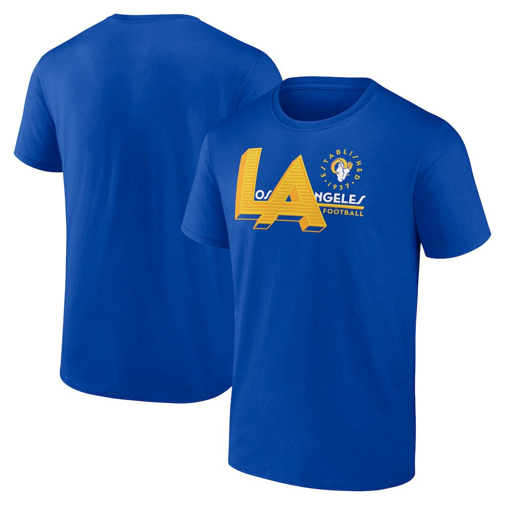 Fanatics Los Angeles Rams Hometown Offensive Drive T-Shirt Royal