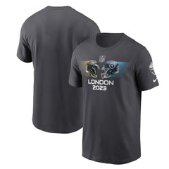 Nike Baltimore Ravens vs. Tennessee Titans 2023 London Game Essential T-Shirt Anthracite