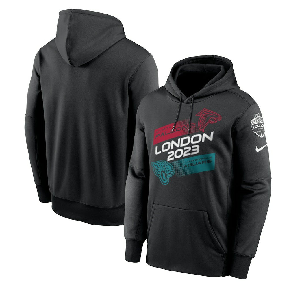 Nike Atlanta Falcons vs. Jacksonville Jaguars 2023 London Game Pullover Hoodie Black