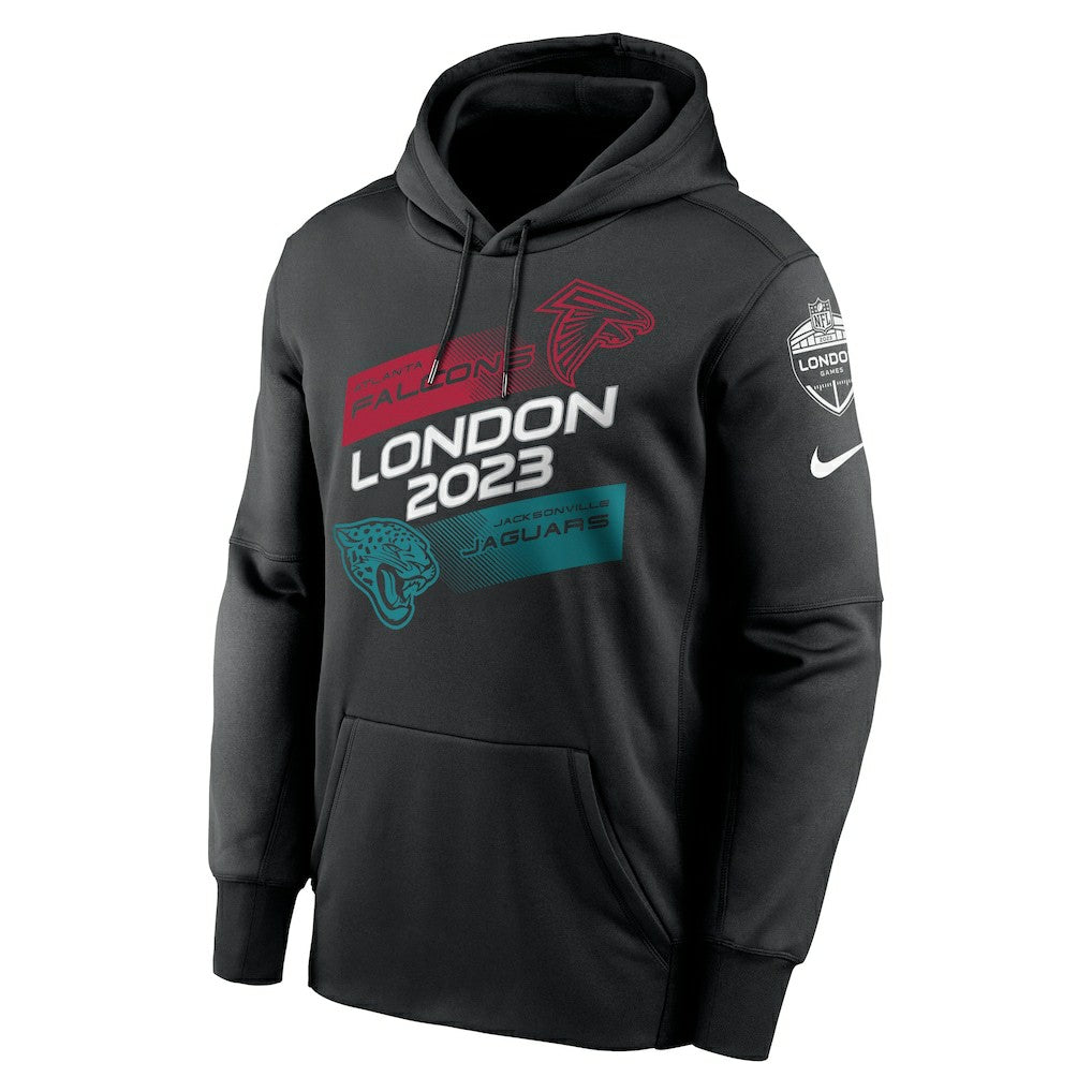 Nike Atlanta Falcons vs. Jacksonville Jaguars 2023 London Game Pullover Hoodie Black