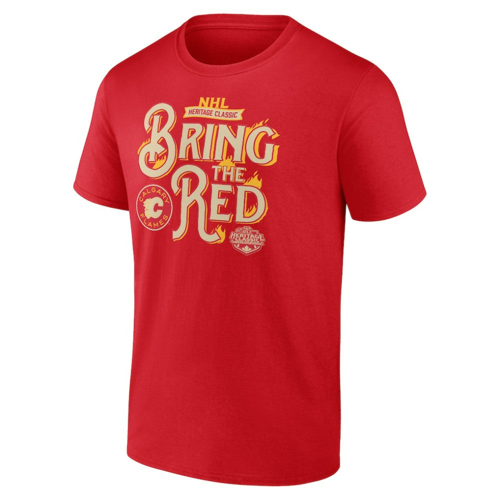 Calgary Flames Fanatics 2023 NHL Heritage Classic Local T-Shirt – Red - NHL 200536126