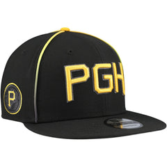 Pittsburgh Pirates New Era City Connect 9FIFTY Snapback Hat - Black - New Era on Sale