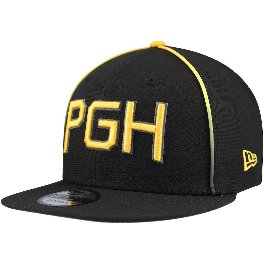 Pittsburgh Pirates New Era City Connect 9FIFTY Snapback Hat - Black - New Era on Sale