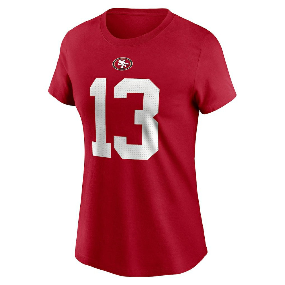 Nike Brock Purdy San Francisco 49ers Women's Player Name & Number T-Shirt Scarlet