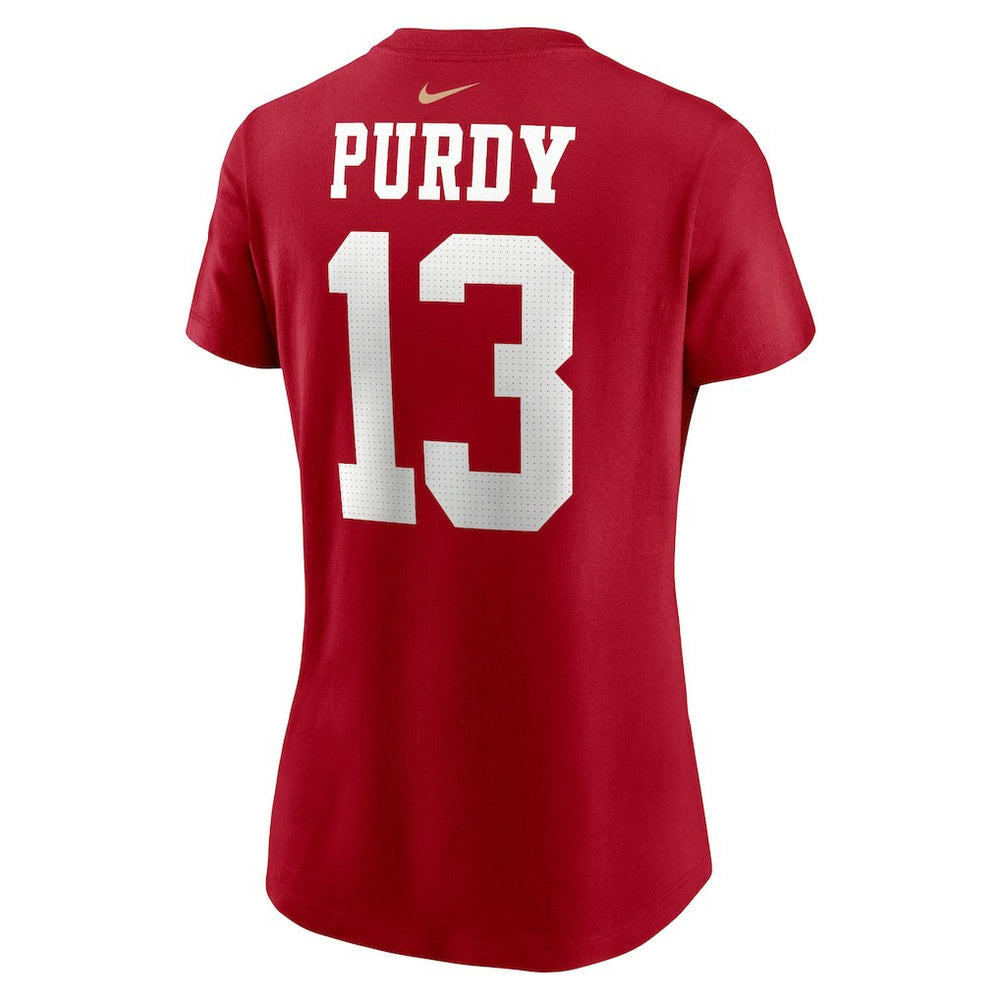 Nike Brock Purdy San Francisco 49ers Women's Player Name & Number T-Shirt Scarlet