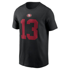 Nike Brock Purdy San Francisco 49ers Player Name & Number T-Shirt Black