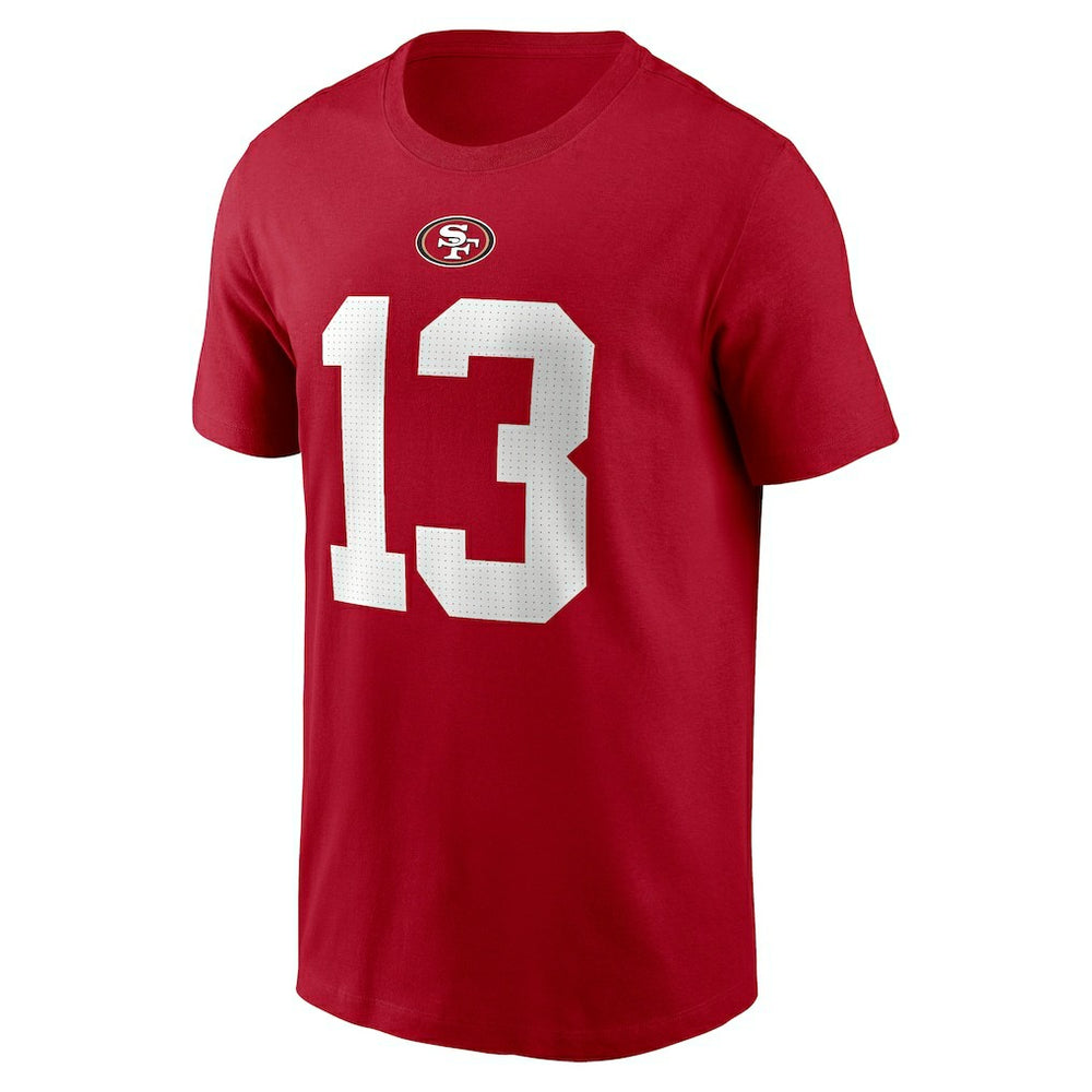 Nike Brock Purdy San Francisco 49ers Player Name & Number T-Shirt Scarlet