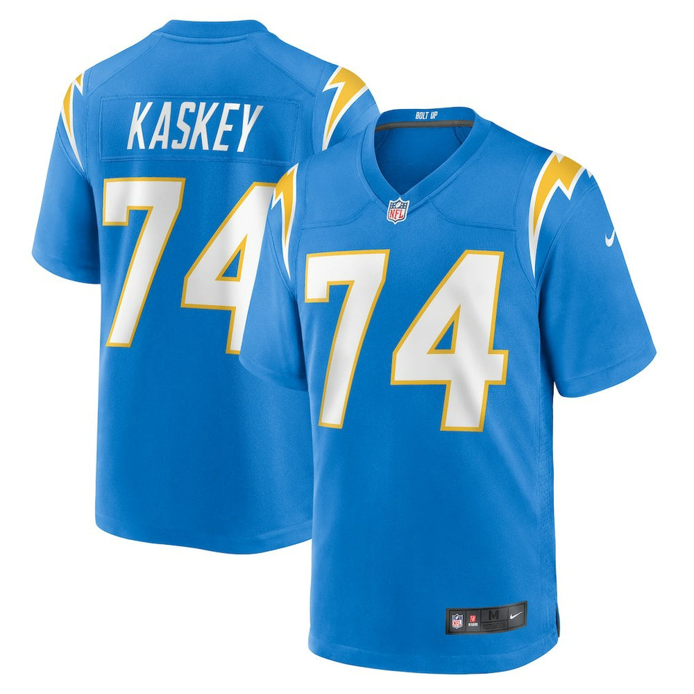 Nike Matt Kaskey Los Angeles Chargers Team Game Jersey Powder Blue
