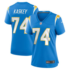 Nike Matt Kaskey Los Angeles Chargers Women's Team Game Jersey Powder Blue
