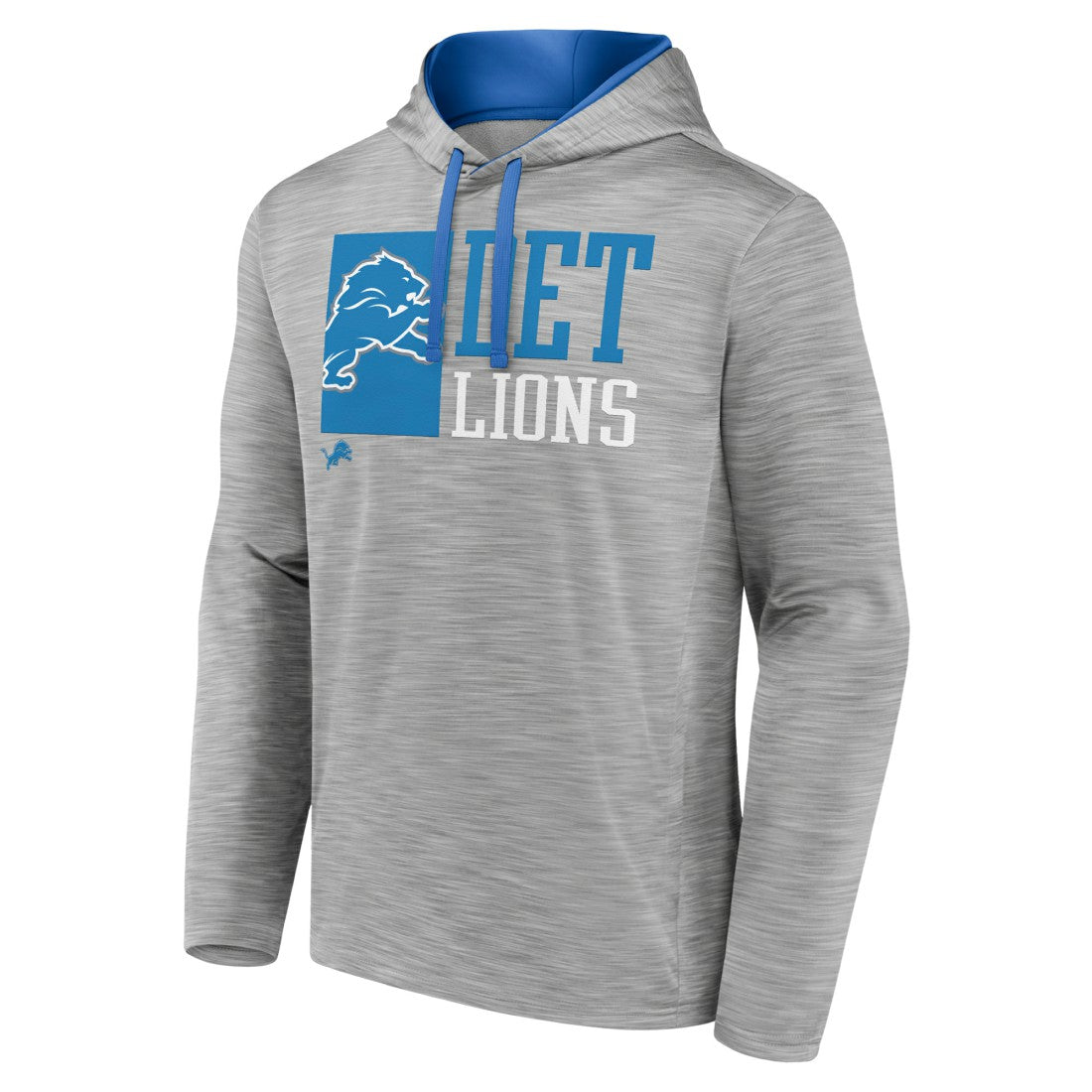 Fanatics Detroit Lions Never Quit Hoodie Heather Gray
