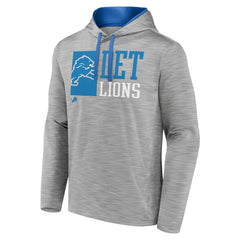 Fanatics Detroit Lions Never Quit Hoodie Heather Gray