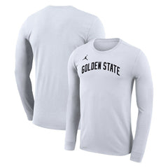 Golden State Warriors Jordan Brand Unisex Statement Edition Legend Performance Long Sleeve T-Shirt White