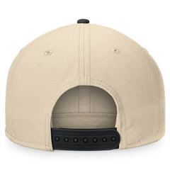 Boston Bruins Fanatics Goalaso Snapback Hat - Cream/Black - NHL 200542887
