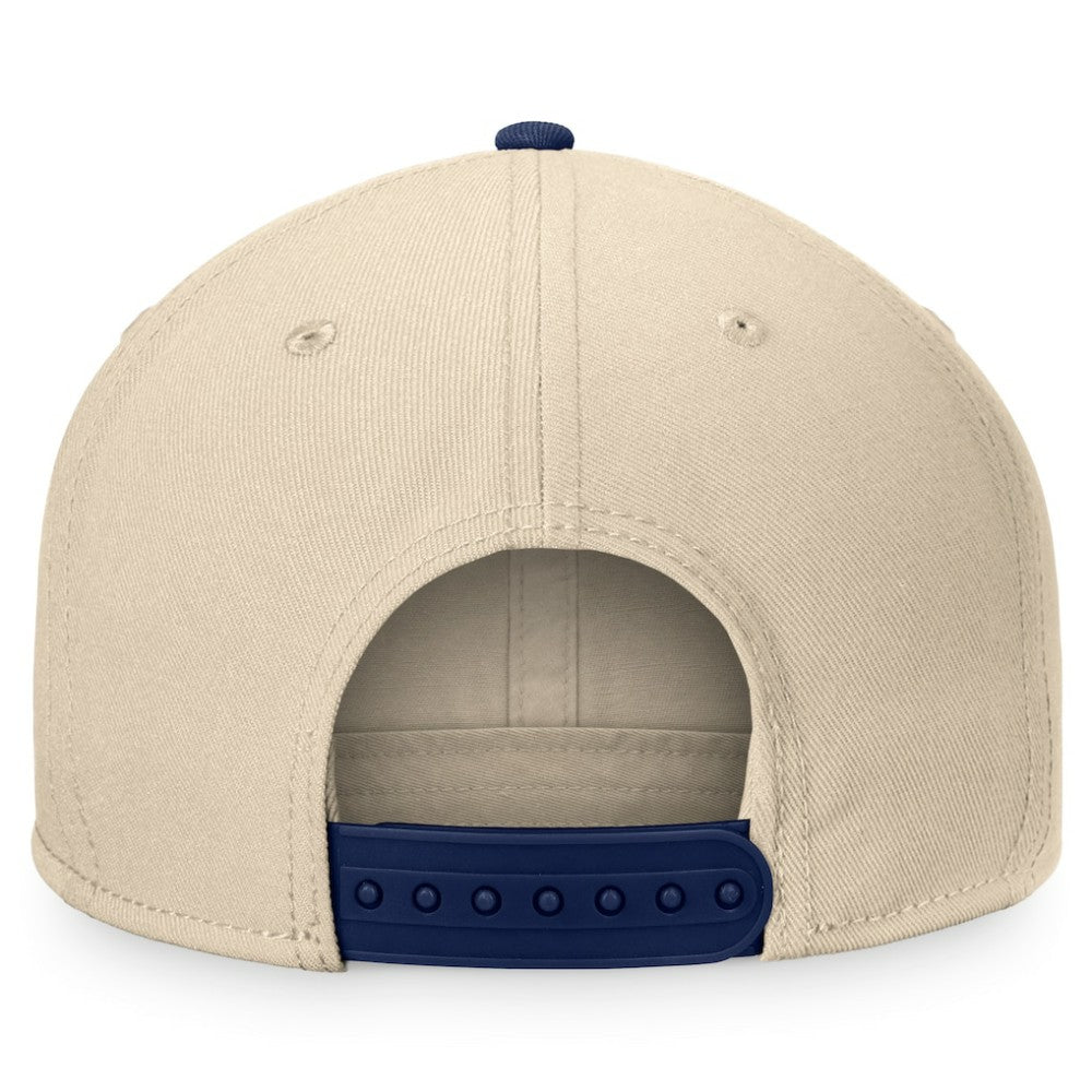 New York Rangers Fanatics Goalaso Snapback Hat - Cream/Navy - NHL 200542917