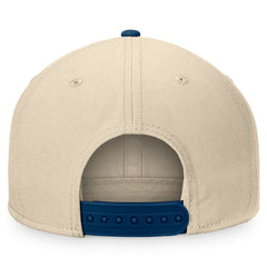 Seattle Kraken Fanatics Goalaso Snapback Hat - Cream/Deep Sea Blue - NHL 200542921