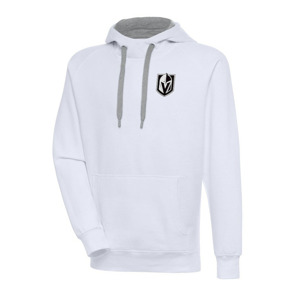Vegas Golden Knights Antigua Metallic Logo Victory Pullover Hoodie - White - NHL 200544284