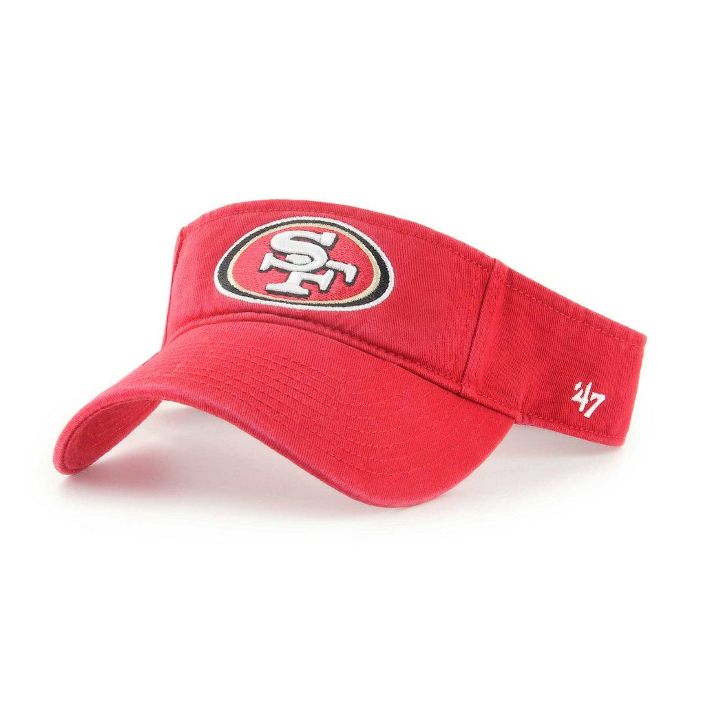 47 brand San Francisco 49ers '47 Clean Up Visor Scarlet