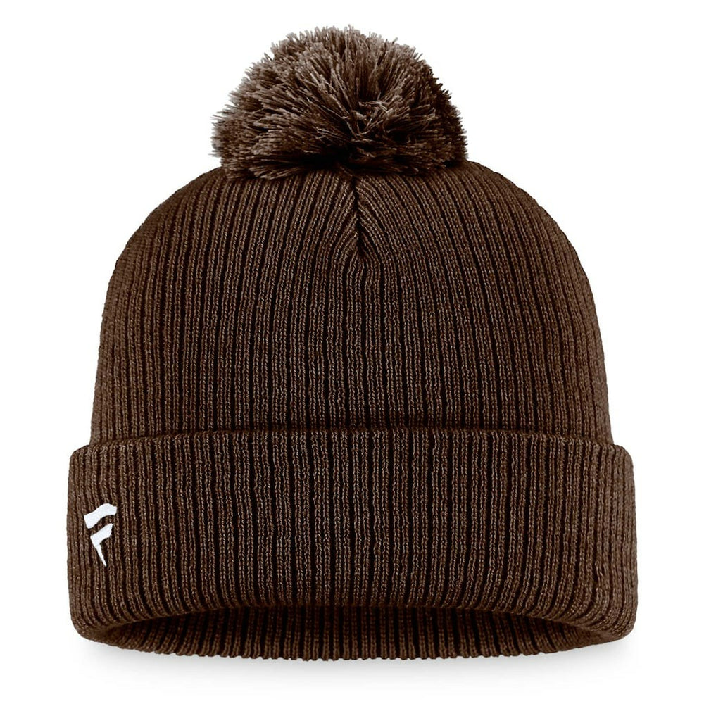 Fanatics Cleveland Browns Women's Cuffed Knit Hat with Pom Brown
