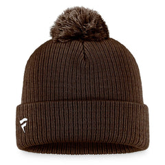 Fanatics Cleveland Browns Women's Cuffed Knit Hat with Pom Brown
