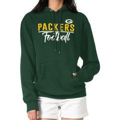 Green Bay Packers G-III 4Her by Carl Banks Women's Graphic Fleece Pullover Hoodie Green