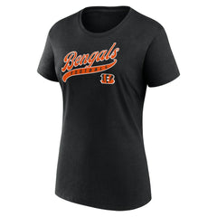 Fanatics Cincinnati Bengals Women's Start to Finish T-Shirt & Shorts Combo Pack Black