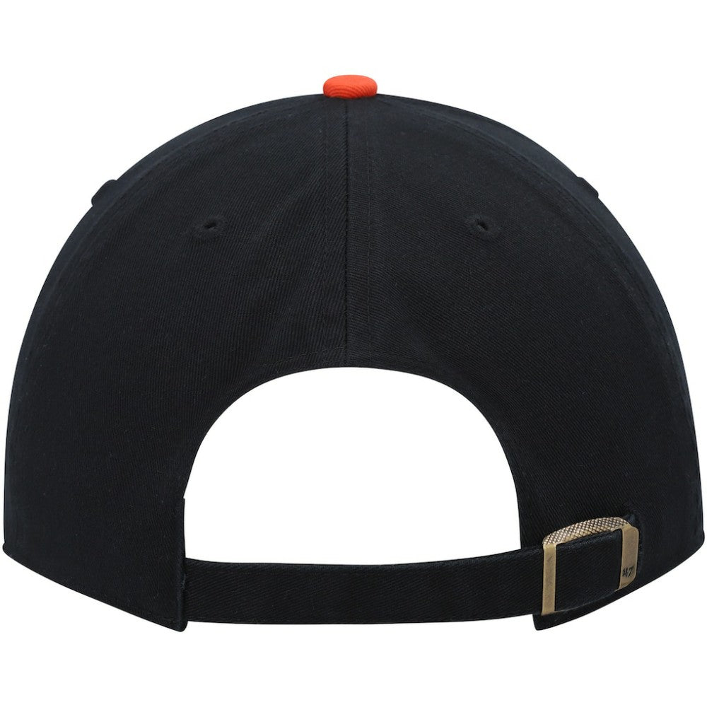 San Francisco Giants '47 Clean Up Adjustable Hat - Black/Orange - 47 brand Lifestyle