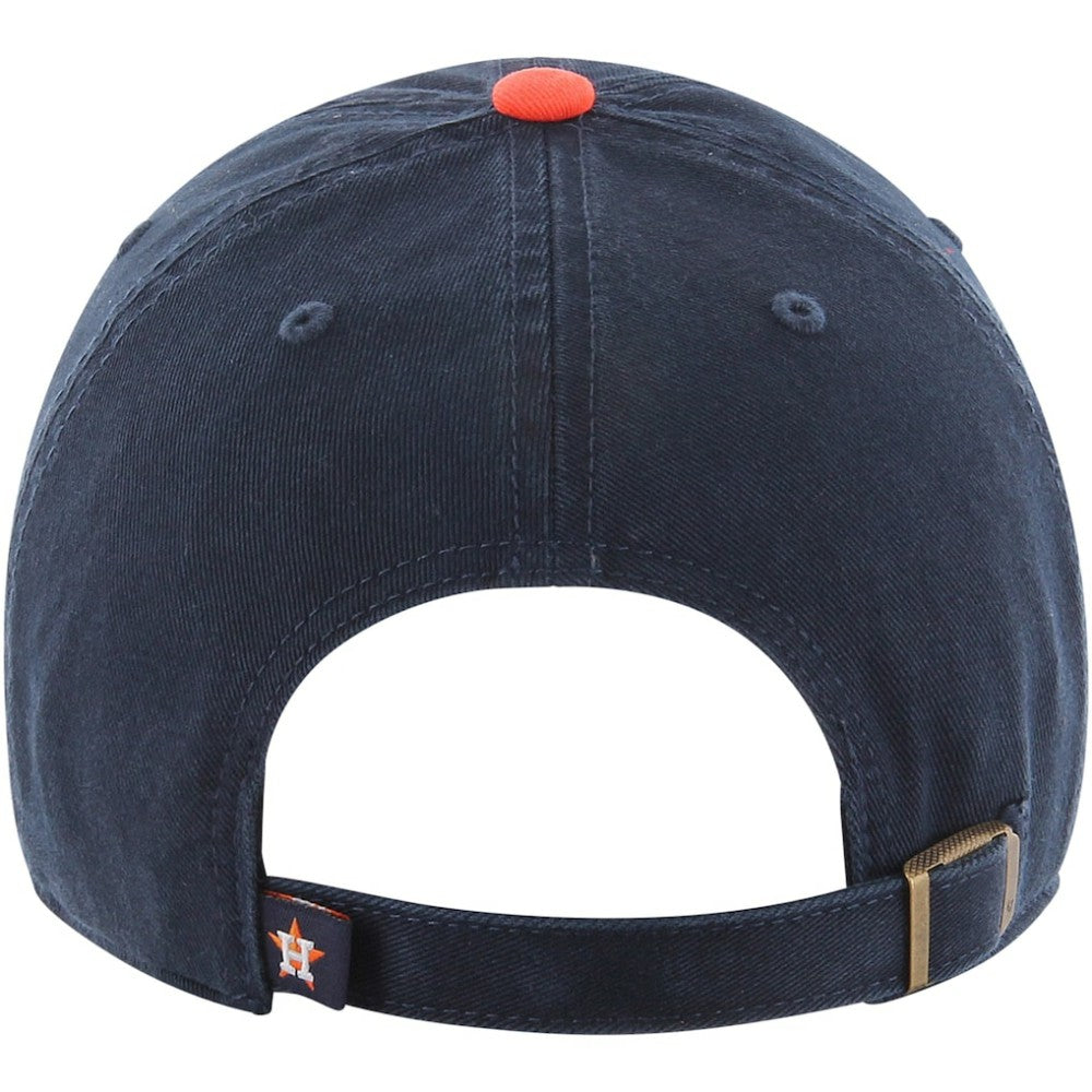 Houston Astros '47 Clean Up Adjustable Hat - Navy/Orange - 47 brand on Sale