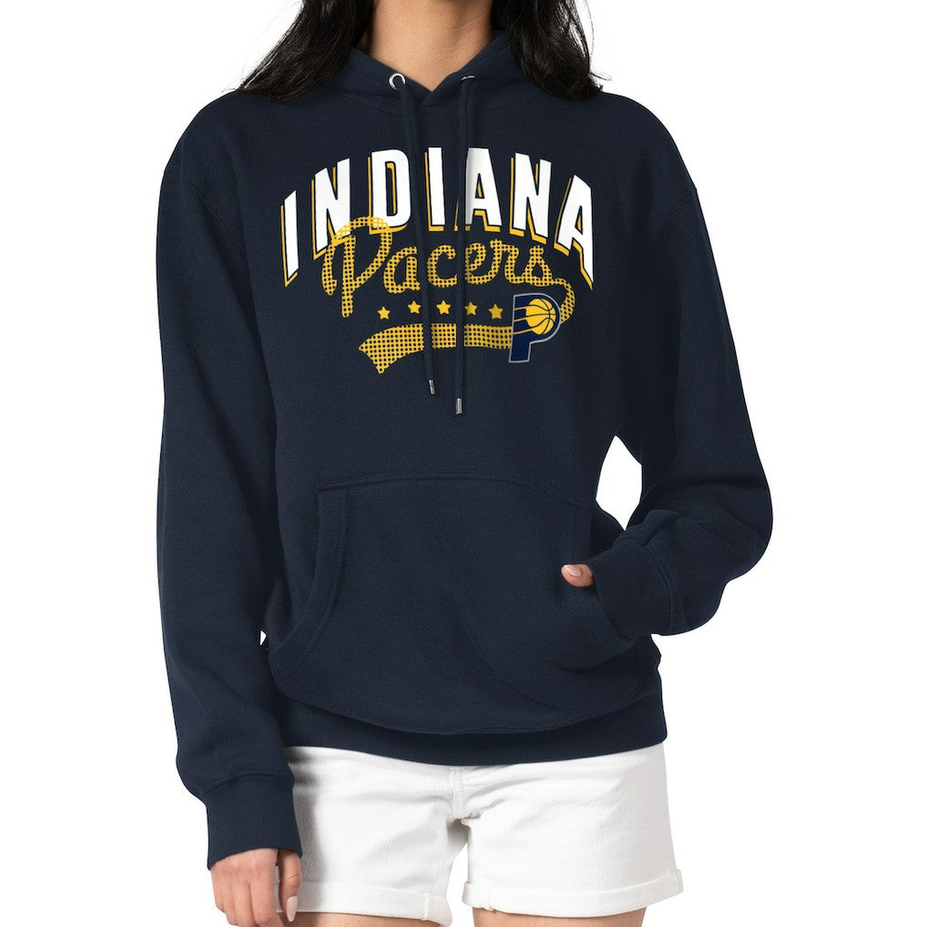Indiana Pacers G-III 4Her by Carl Banks Women's Filigree Logo Pullover Hoodie - Navy