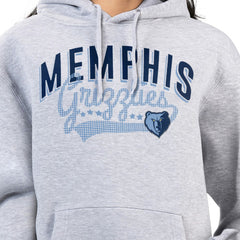 Memphis Grizzlies G-III 4Her by Carl Banks Women's Filigree Logo Pullover Hoodie - Heather Gray