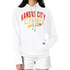 Kansas City Chiefs G-III 4Her by Carl Banks Women's Filigree Logo Pullover Hoodie – White