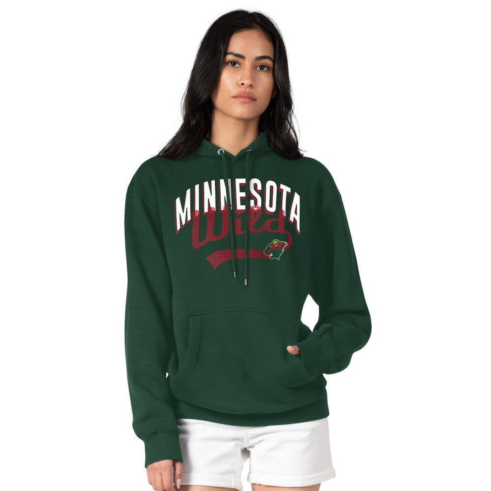 Minnesota Wild G-III 4Her by Carl Banks Women's Filigree Logo Pullover Hoodie – Green - NHL 200553607