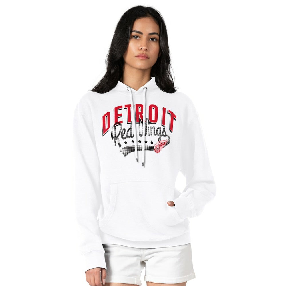 Detroit Red Wings G-III 4Her by Carl Banks Women's Filigree Logo Pullover Hoodie – White - NHL 200553630