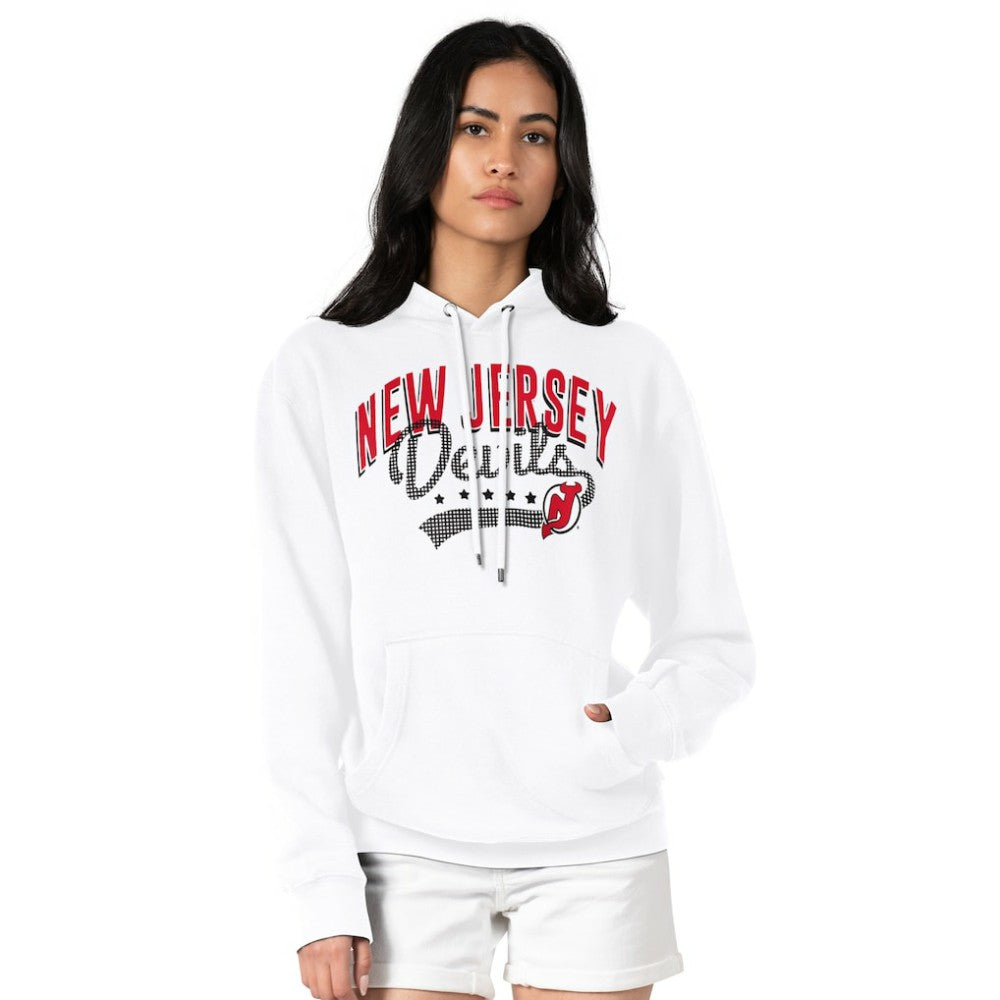 New Jersey Devils G-III 4Her by Carl Banks Women's Filigree Logo Pullover Hoodie – White - NHL 200553637