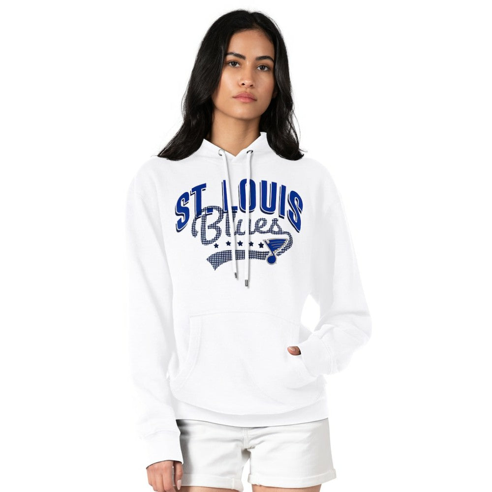 St. Louis Blues G-III 4Her by Carl Banks Women's Filigree Logo Pullover Hoodie – White - NHL 200553646