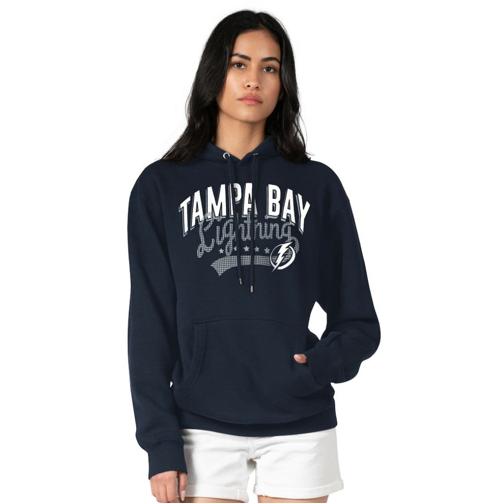 Tampa Bay Lightning G-III 4Her by Carl Banks Women's Filigree Logo Pullover Hoodie – Navy - NHL 200553658