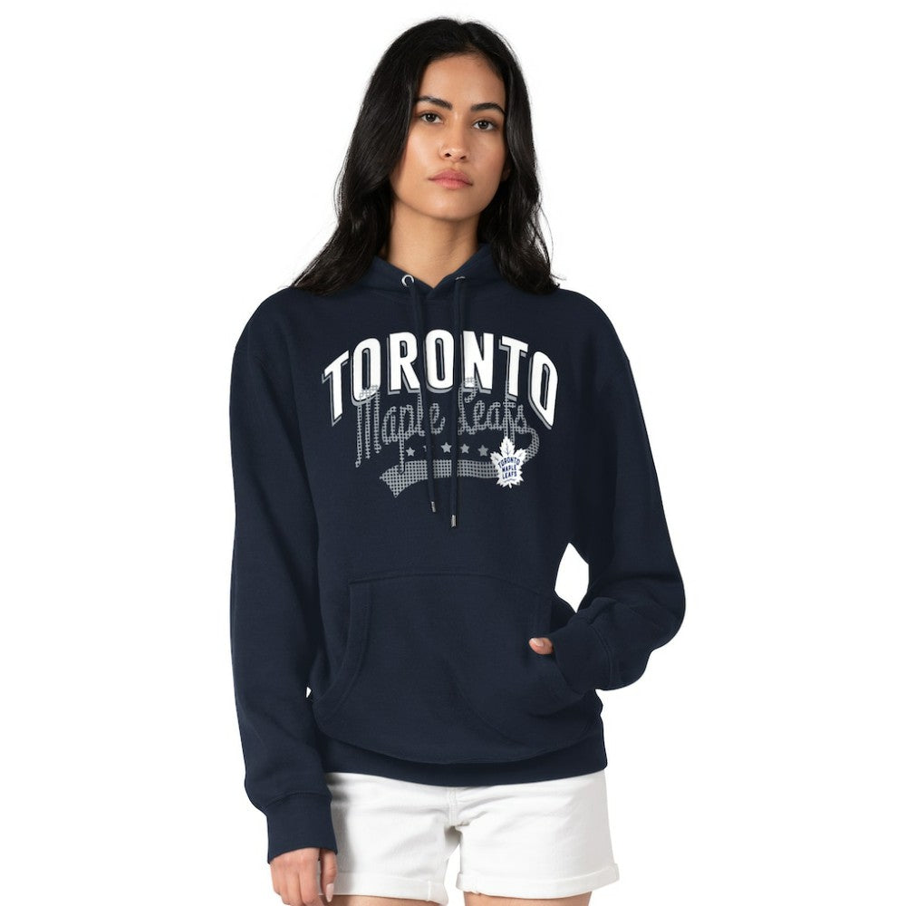 Toronto Maple Leafs G-III 4Her by Carl Banks Women's Filigree Logo Pullover Hoodie – Navy - NHL 200553659