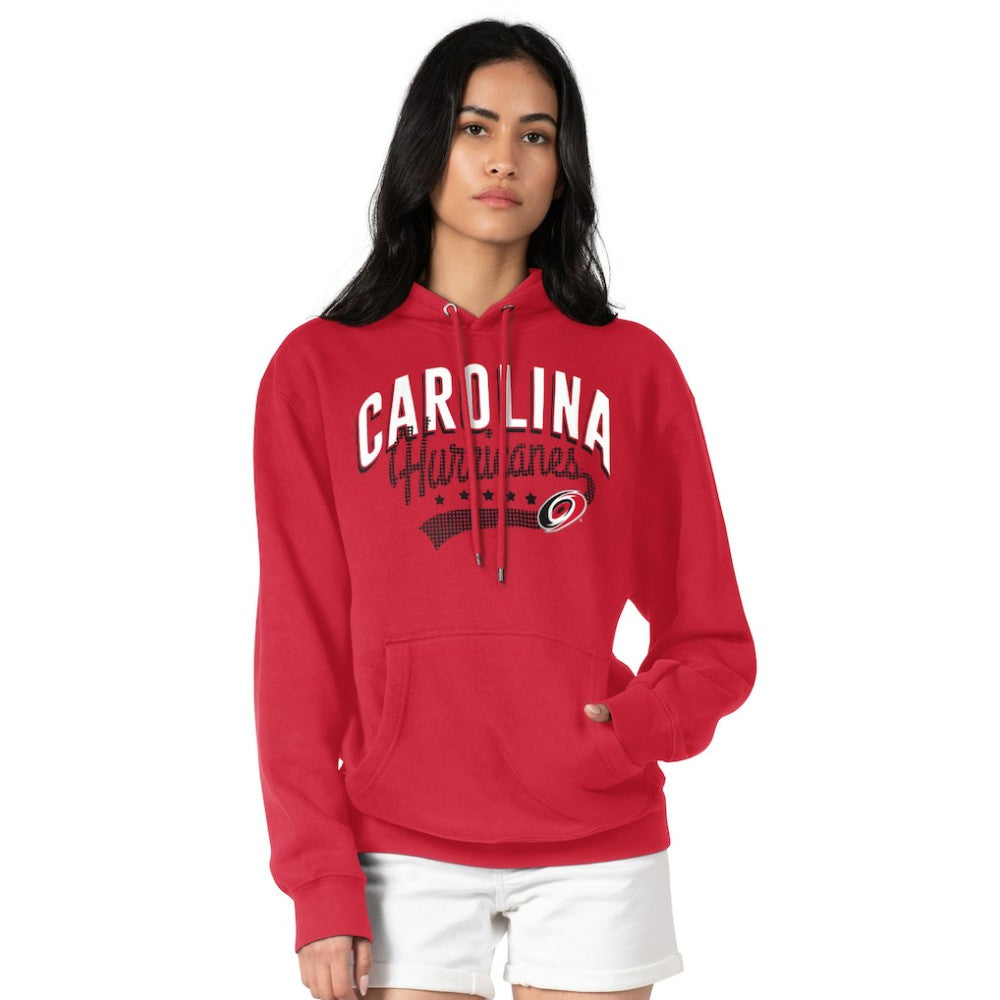 Carolina Hurricanes G-III 4Her by Carl Banks Women's Filigree Logo Pullover Hoodie – Red - NHL 200553667