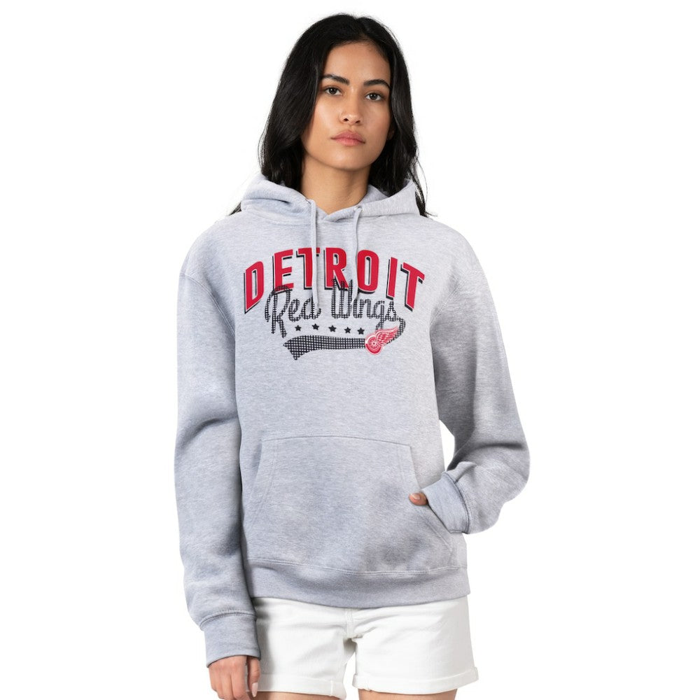 Detroit Red Wings G-III 4Her by Carl Banks Women's Filigree Logo Pullover Hoodie – Gray - NHL 200553681