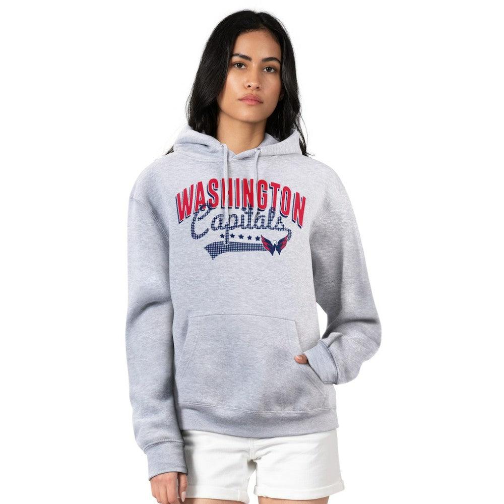 Washington Capitals G-III 4Her by Carl Banks Women's Filigree Logo Pullover Hoodie – Gray - NHL 200553703