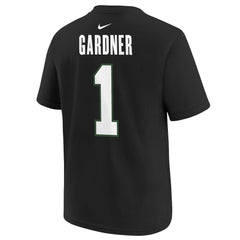 Nike Ahmad Sauce Gardner New York Jets Youth Player Name & Number T-Shirt Black