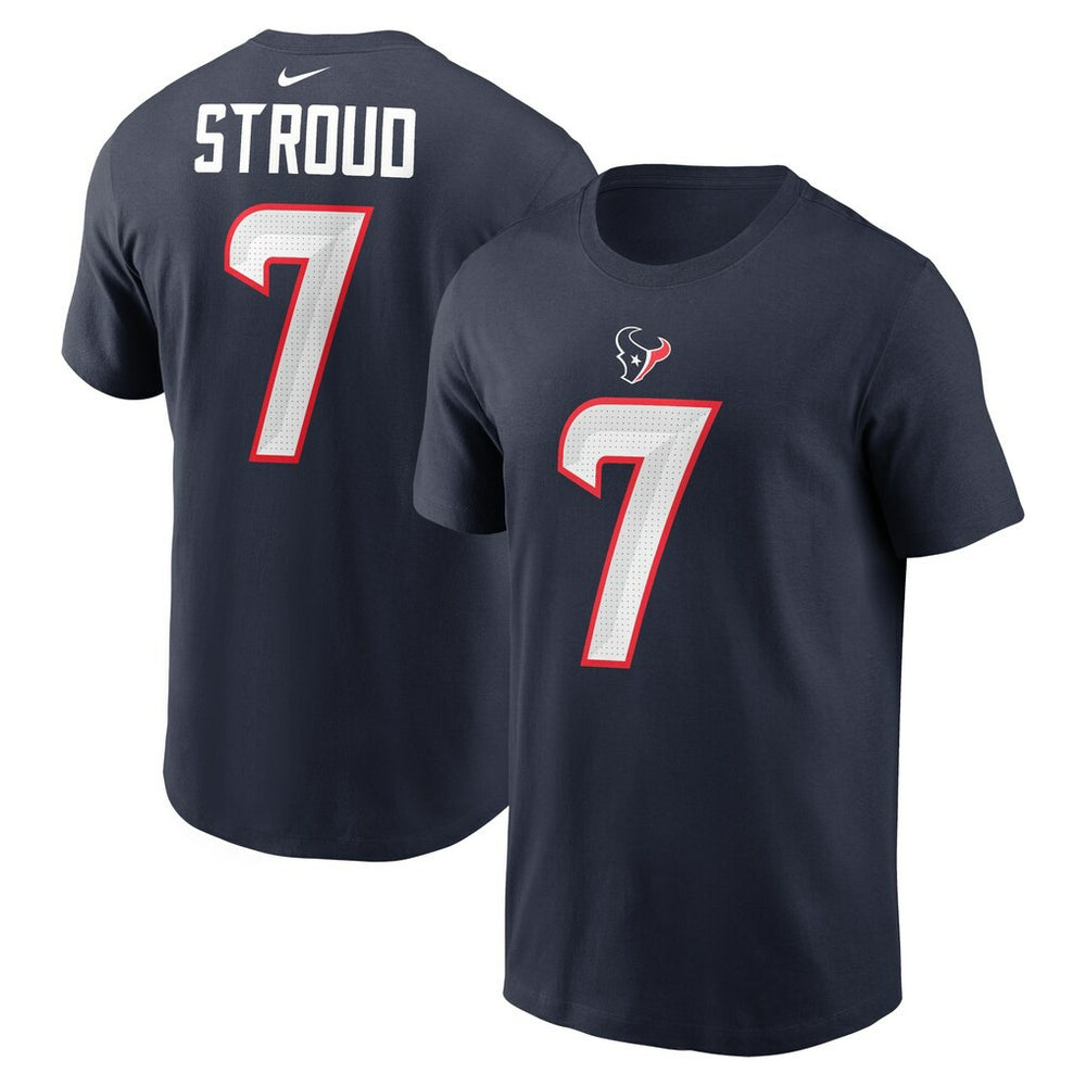 Nike C.J. Stroud Houston Texans Youth Player Name & Number T-Shirt Navy