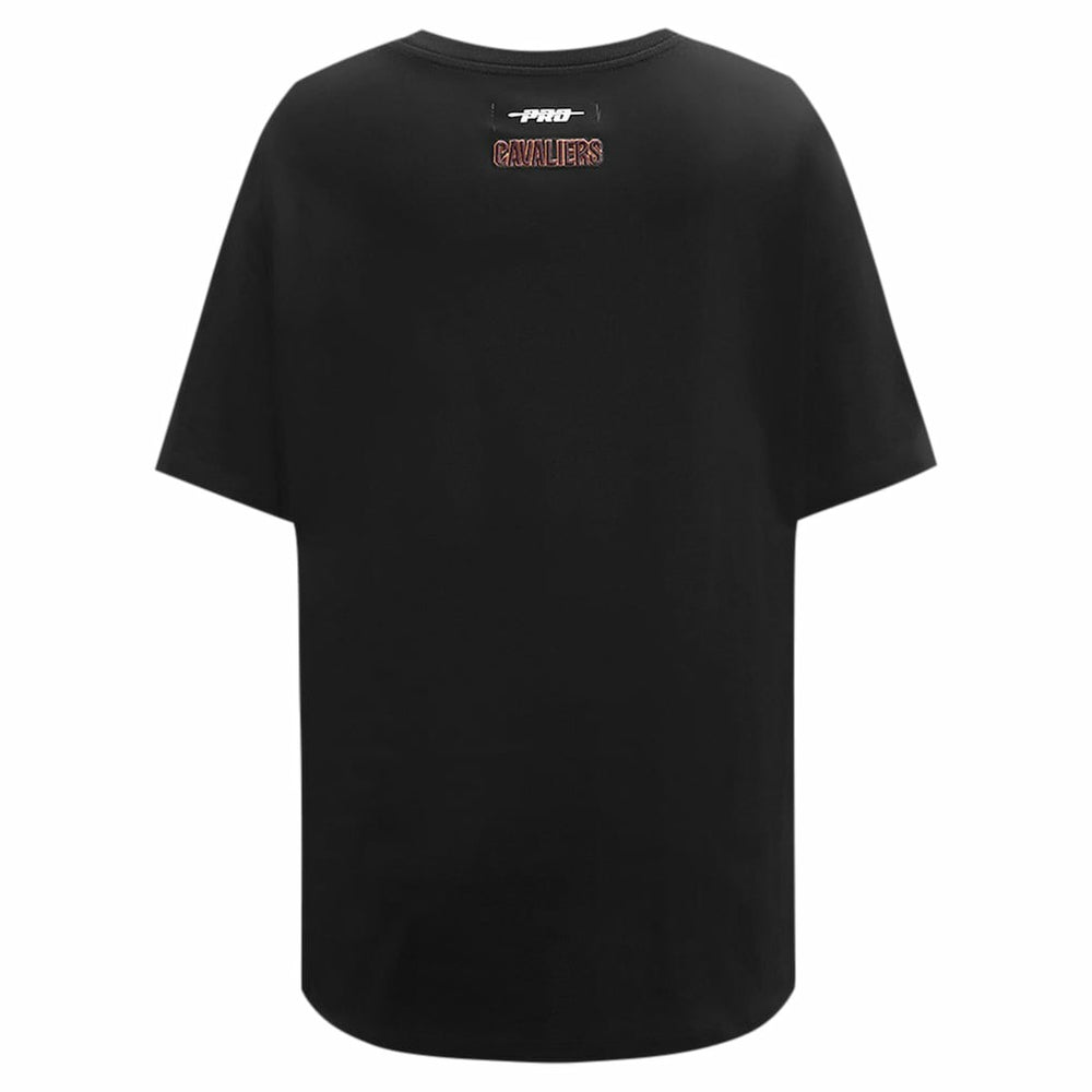 Cleveland Cavaliers Pro Standard Women's Script Boyfriend T-Shirt Black