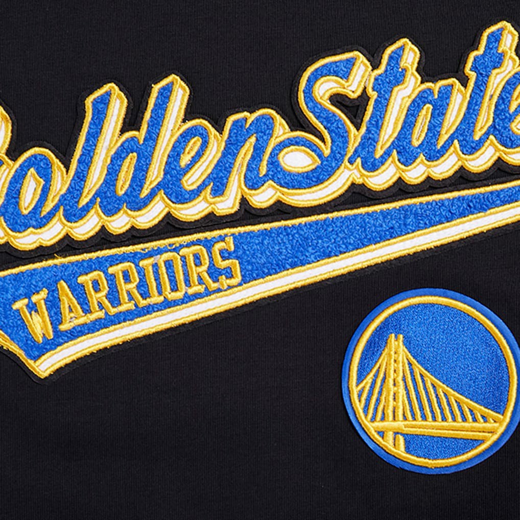 Golden State Warriors Pro Standard Women's Script Boyfriend T-Shirt Black