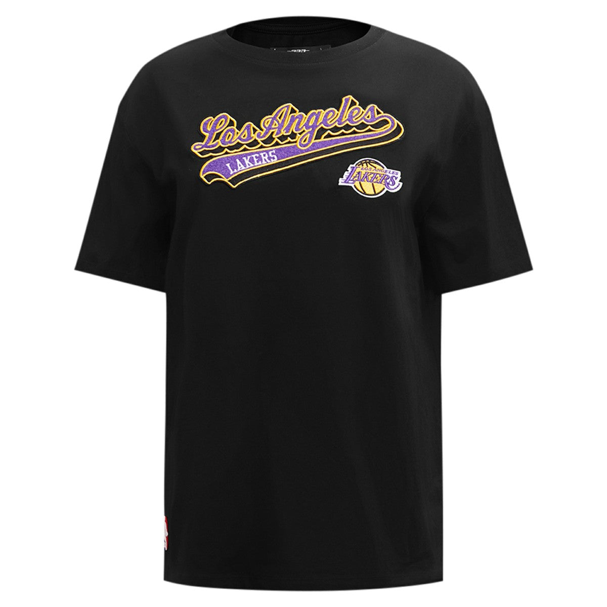 Los Angeles Lakers Pro Standard Women's Script Boyfriend T-Shirt Black