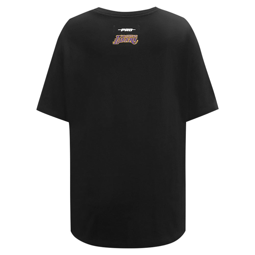 Los Angeles Lakers Pro Standard Women's Script Boyfriend T-Shirt Black