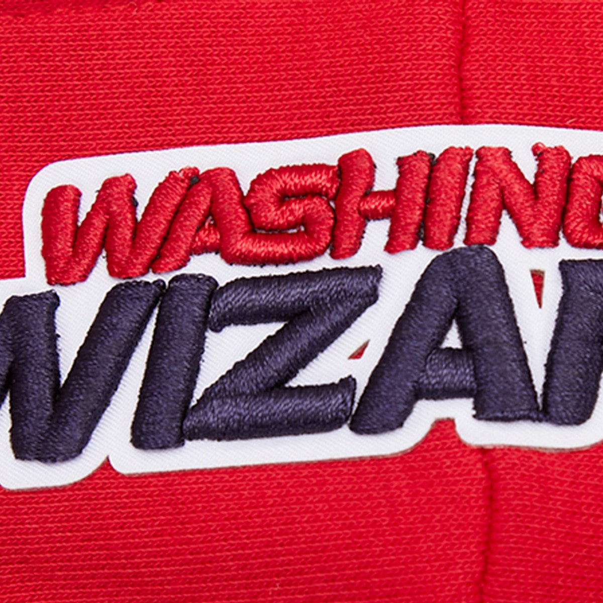 Washington Wizards Pro Standard Women's Script Tail Cropped Pullover Hoodie Red