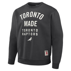 Toronto Raptors NBA x Staple Plush Pullover Sweatshirt Anthracite