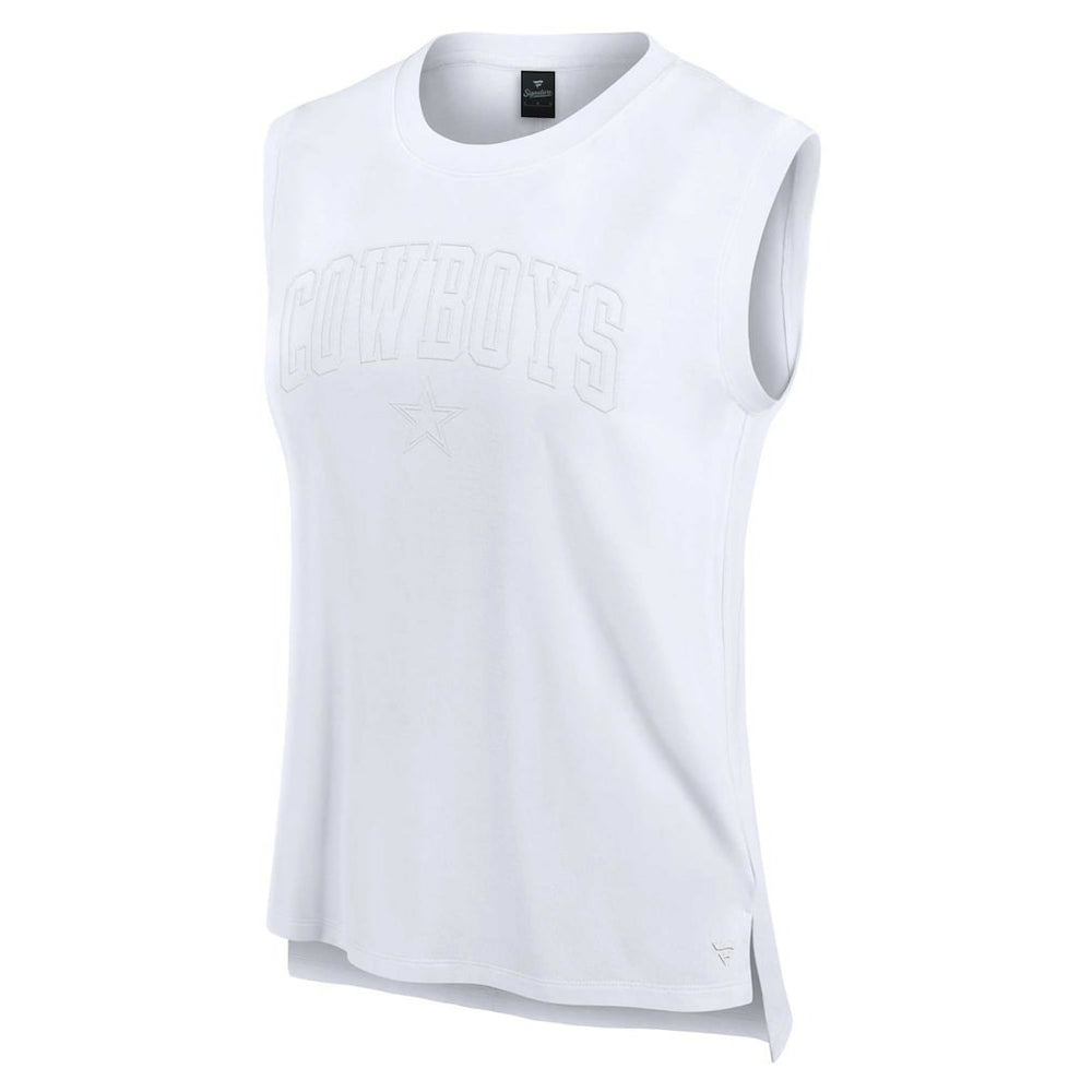 Fanatics Dallas Cowboys Women's Studio Gym Tank Top White