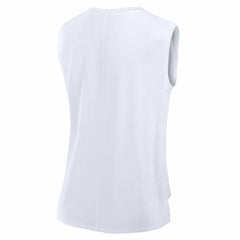 Fanatics New England Patriots Women's Studio Gym Tank Top White